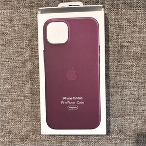 Apple iPhone 15 Plus FineWoven Purple Case